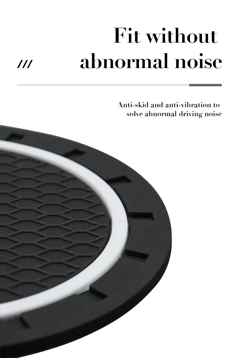 1/2Pcs PVC Car Coasters Water Cup Slots Non-Slip Mat Water Cup Pad For Audi A1 A2 A3 A4 A5 A6 A7 A8 Q1 Q2 Q3 Q4 Q5 Q6 Q7 Q8 R TT