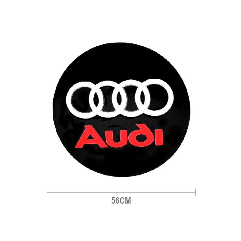 4Pcs 56mm 60mm 61mm 68mm 69mm 77mm Car Wheel Center Hub Cap For Audi A1 A3 A4 A5 A6 A7 A8 Q2 Q5 Q7 Q3 RS S TT Rim Cover Stickers