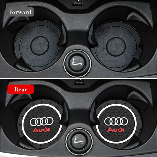 Anti-Slip Cup Holder Coasters — Audi