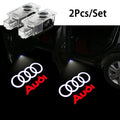 2Pcs LED Car Door Welcome Puddle Light Audi
