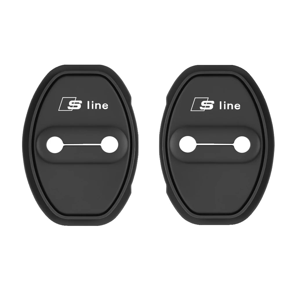 2/4Pcs Car Door Lock Anti-collision Silicone Cover for Audi Sline A1 A2 A3 A4 A4L A5 A6 A7 A8 A8L TT Q1 Q2 Q3 Q4 Q5 Q6 Q7 Q8 B2