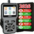 Obd2 Diagnostic Scanner with Functions of Reading and Erasing Fault Codes, Checking I/M Readiness, Vehicle Information, and Volt