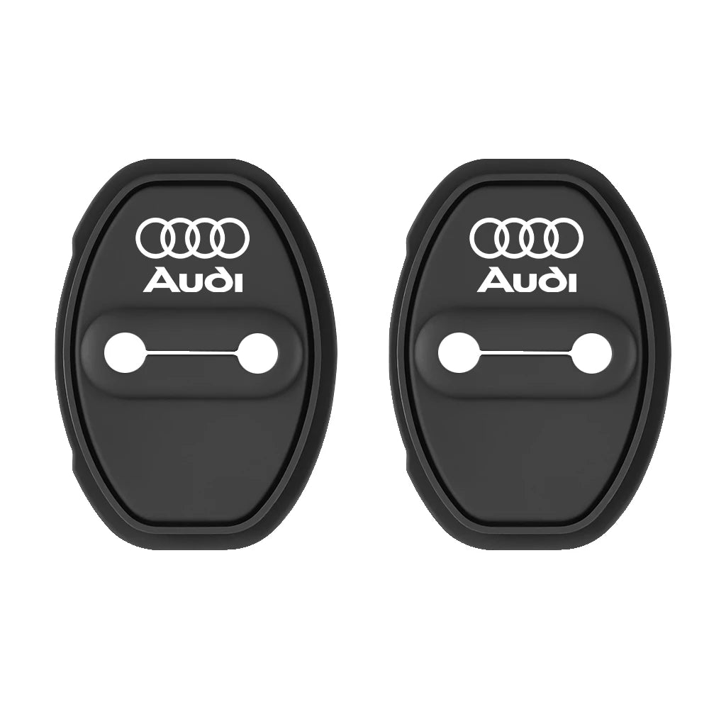 2/4Pcs Car Door Lock Anti-collision Silicone Cover for Audi Sline A1 A2 A3 A4 A4L A5 A6 A7 A8 A8L TT Q1 Q2 Q3 Q4 Q5 Q6 Q7 Q8 B2