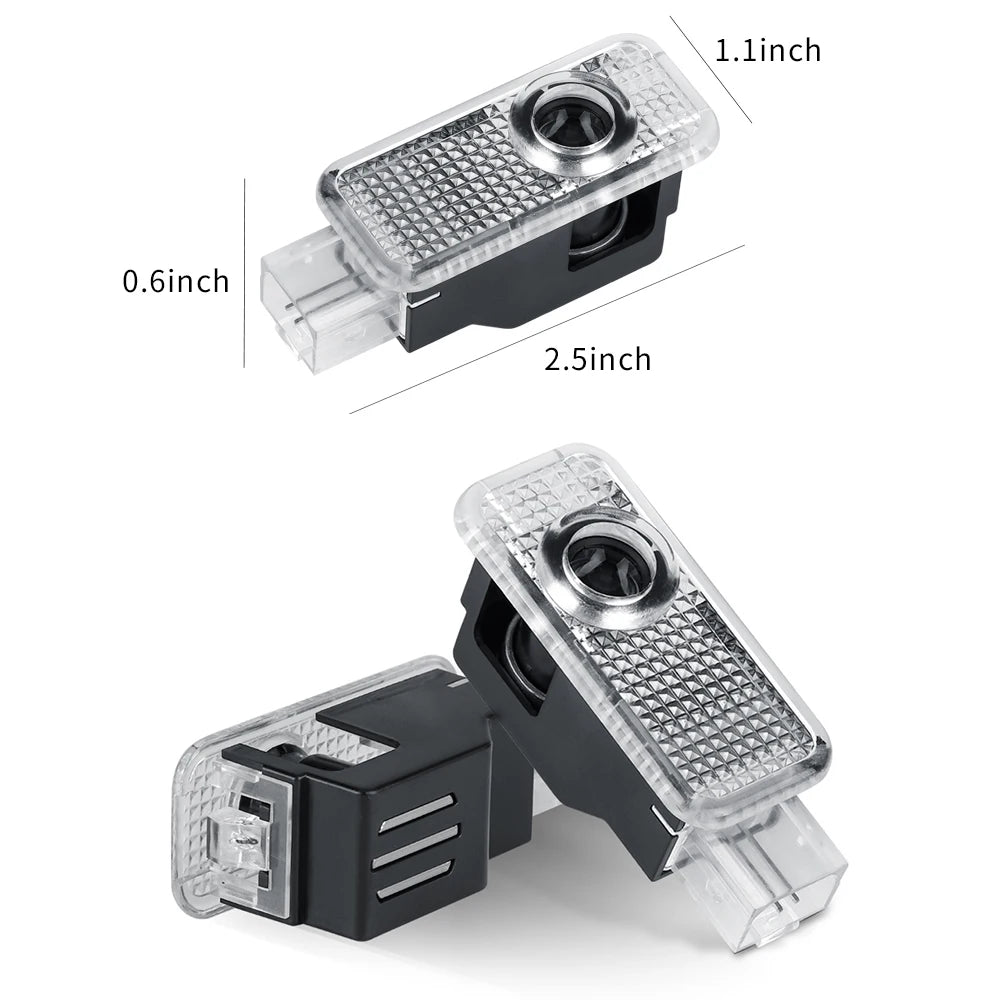 LED Car Door Logo Welcome Lights Auto Laser Projector Lamp For Audi Sline S3 S4 S5 S6 S7 RS Q7 Q5 Q3 A4 B8 8P A3 A6 C7 A5 A6L
