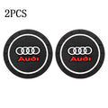 1/2Pcs PVC Car Coasters Water Cup Slots Non-Slip Mat Water Cup Pad For Audi A1 A2 A3 A4 A5 A6 A7 A8 Q1 Q2 Q3 Q4 Q5 Q6 Q7 Q8 R TT
