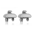 2Pcs Car Sun Visor Clip Gray Interior Hanger Hook Clip Bracket for Audi A1 A3 S3 A4 S4 Allroad A5 S5 Q3 Q5 8U0857562A Grey